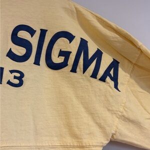 Phi Sigma Sigma Yellow Spirt Jersey